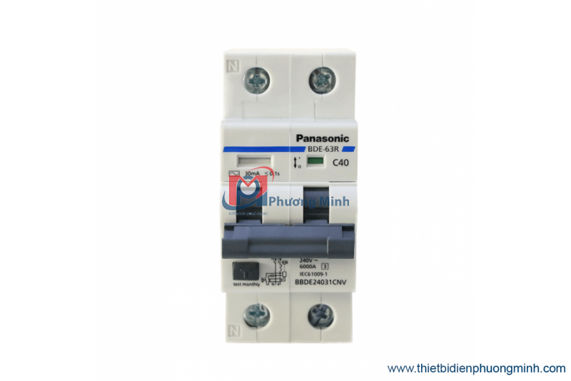 Những thông tin cần biết về cầu dao chống giật Panasonic
