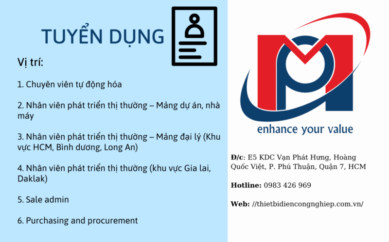 Tuyển dụng Tháng 8 + 9