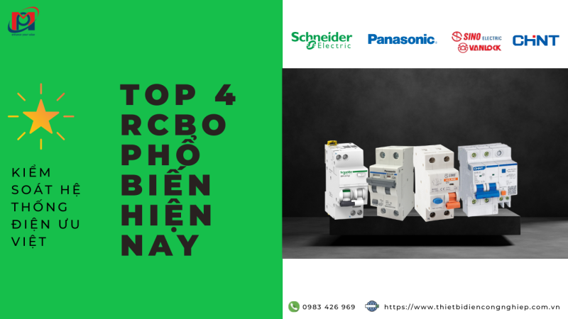 Top 4 RCBO phổ biến hiện nay