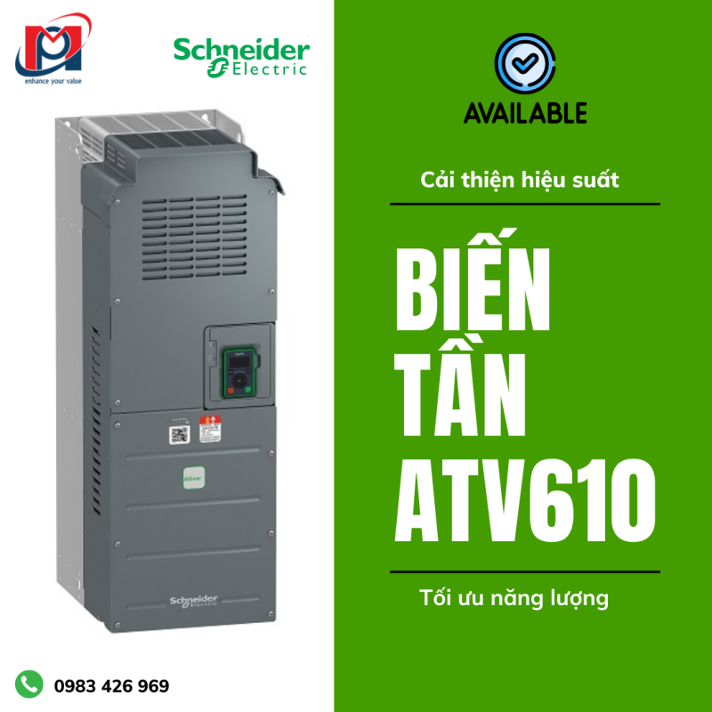 CHỨC NĂNG VÀ ƯU ĐIỂM CỦA BIẾN TẦN ATV610 – SCHNEIDER