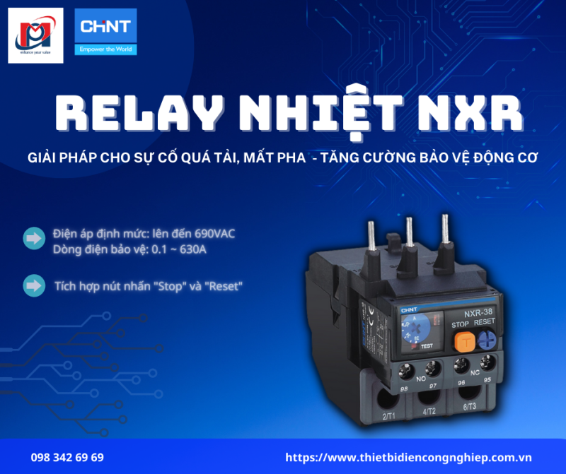 RELAY NHIỆT NXR #CHINT – TĂNG CƯỜNG BẢO VỆ ĐỘNG CƠ