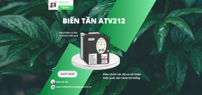 GIẢI PHÁP ĐIỀU KHIỂN TỐT NHẤT VỚI BIẾN TẦN ATV212 SCHNEIDER