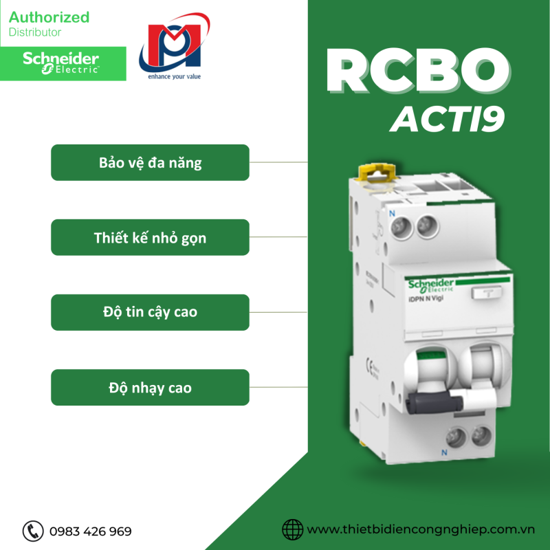 SỰ CẦN THIẾT CỦA RCBO ACTI9 SCHNEIDER TRONG HỆ THỐNG ĐIỆN NHÀ Ở VÀ TOÀ NHÀ