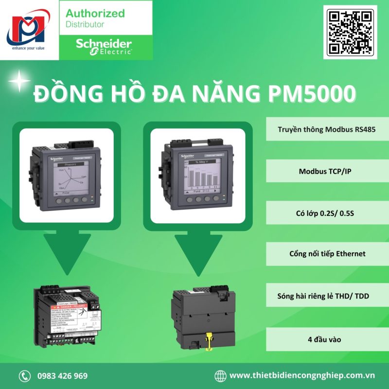 ĐỒNG HỒ ĐA NĂNG PM5000 SCHNEIDER