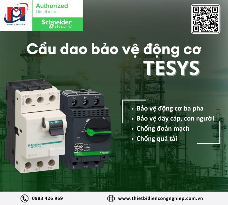 CẦU DAO BẢO VỆ ĐỘNG CƠ TESYS