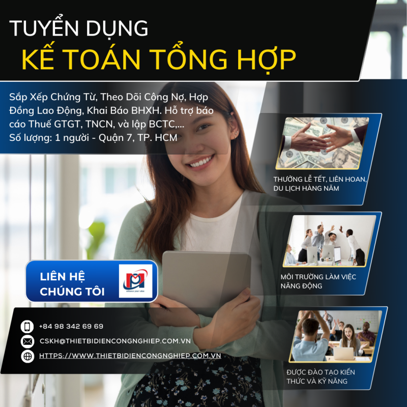 📢 TUYỂN DỤNG KẾ TOÁN TỔNG HỢP 📢